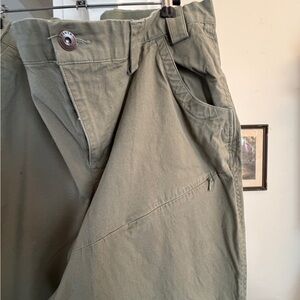 Duluth Trading Co Olive Green Track Pants